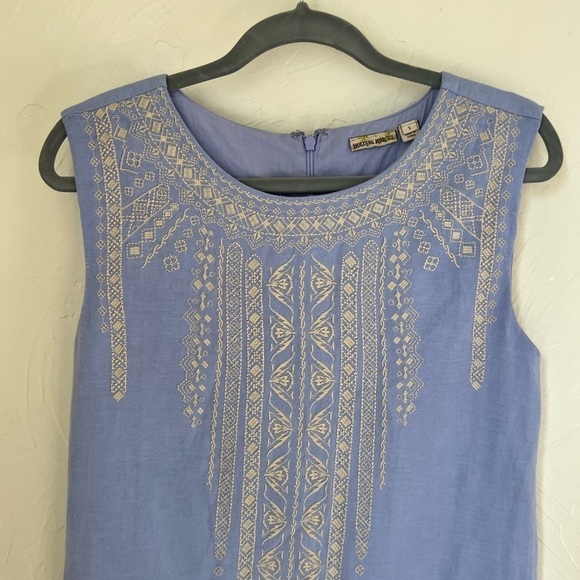 Anthropologie Holding Horses embroidered shift dress size S - Picture 2 of 8